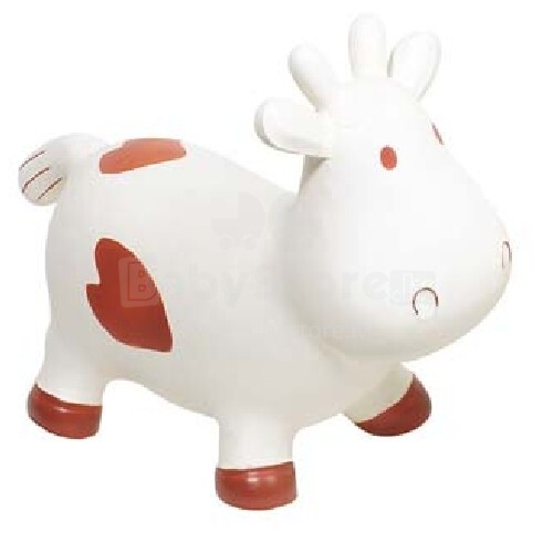 Goki Tootiny 15356 Jumping cow, brown/white