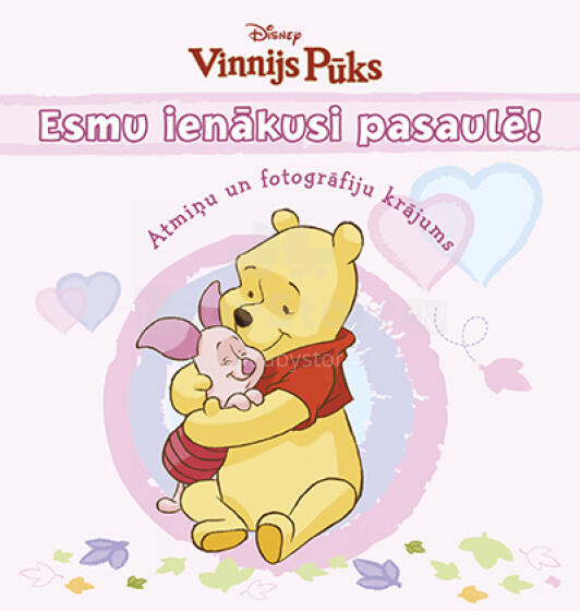 Disney Vinnijs Pūks Esmi ienācis pasaulē Atmiņu un fotogrāfiju krājums - latviešu valodā