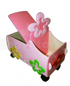 WoodyGoody Art. 47254 Ящик для игрушек 'Цветок' с сидением