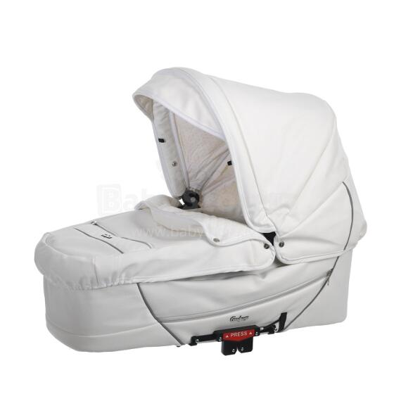 Emmaljunga City Korg White Leatherette
