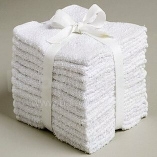 „Baltic Textile“ kilpiniai rankšluosčiai Vaikų medvilninis kilpinis rankšluostis 30X30cm baltas