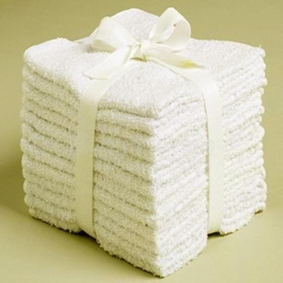 Baltic Textile Terry Towels Bērnu kokvilnas frotē dvielis 30X30cm natur