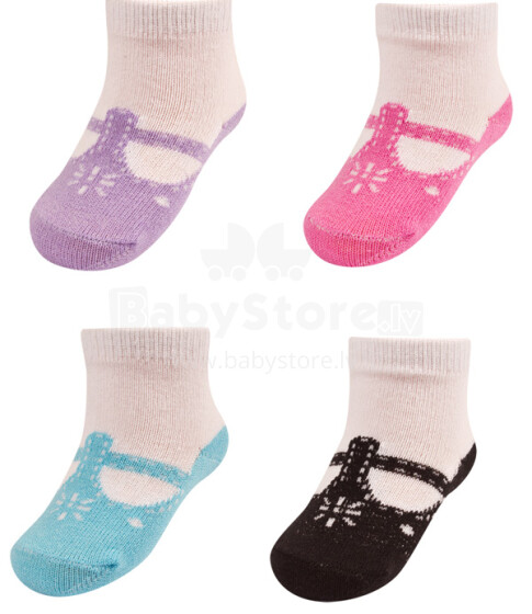 SOXO Baby Gift Set 0774 Подарочный набор 0-6м. Хлопковые стильные носки 4 пары