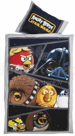 Angry Birds Gūltas veļas komplekts 140x200 