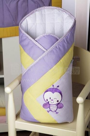 Feretti Layette 100 Bee Violet Multifunkcionāls konvertiņš sedziņa
