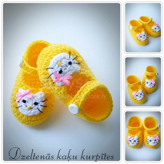 Divas Pekas Handmade Вязанные Детские пинеточки для новорожденных