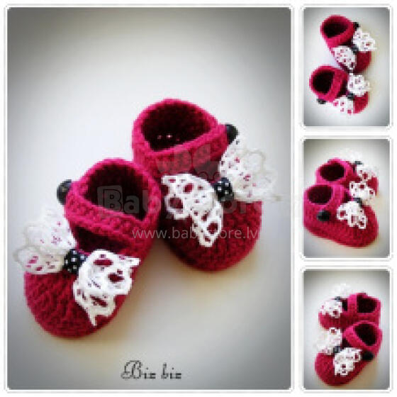 Divas Pekas Handmade Вязанные Детские пинеточки для новорожденных