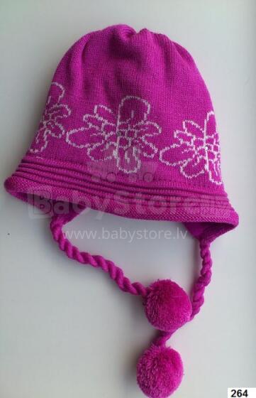 LENNE '14 - Meiteņu siltā ziemas cepure Polly Аrt.13385 (50-56cm) krāsa 264