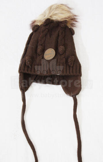 HUPPA '14 - вязаная шапочка для девочек Macy Art. 8357AW (XS), coffee