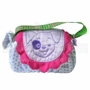 Zhu Zhu Puppies 81200Z Handbag for puppies - white polka dots in lilac