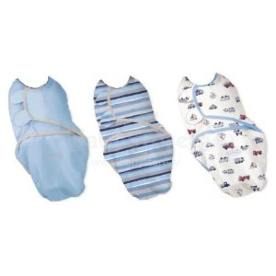 Summer Infant Art.71064 SwaddleMe Cotton Knit Kokvilnas ietināšanas autiņš - 3 gb.