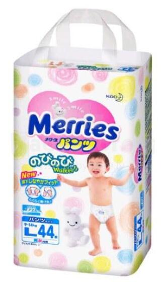 Трусики Merries PL (Мерриес)  44 шт. для новорожденных - экологические трусики