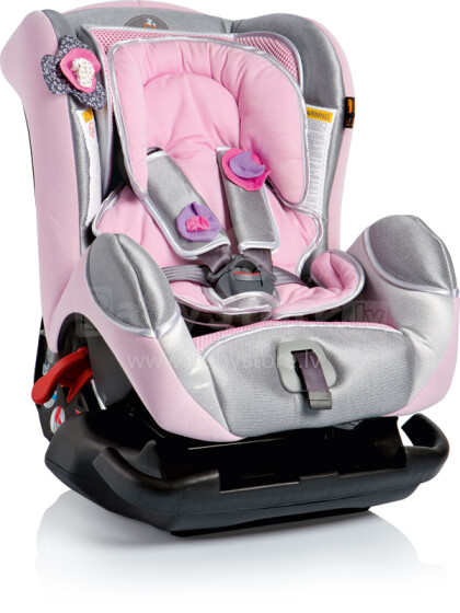 MammaCangura Leonardo Shining Pink Bērnu autokrēsls (0-18 kg)