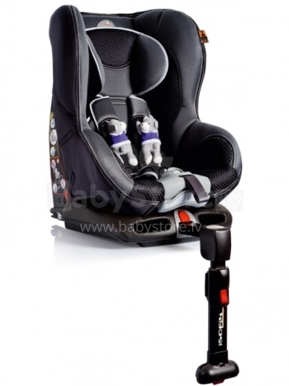 „MammaCangura Tiziano Isofix“ vaikiškų automobilių sėdynių grupė 1 (9/18 kg) 01TZN00032IF lokys (juoda / pilka)