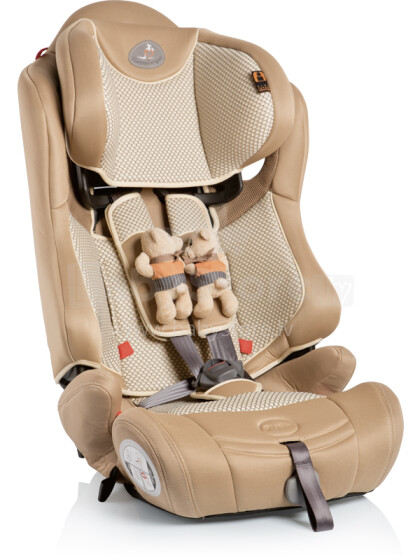 „MammaCangura Maximo Fix Teddy Beige“ automobilinė kėdutė vaikams (9-36 kg)