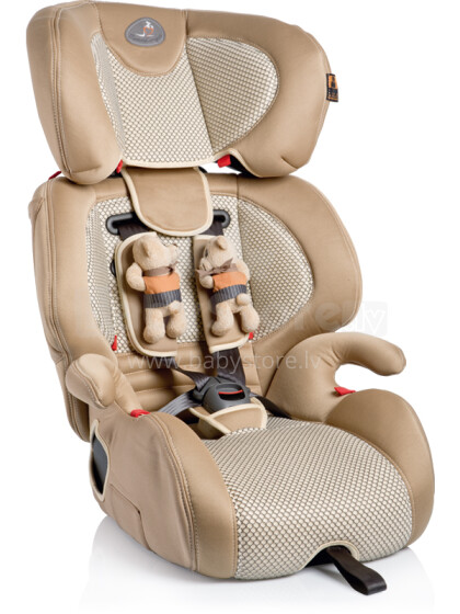 MammaCangura Giotto Plus Fix Teddy Beage Bērnu autokrēsls (9-36 kg)