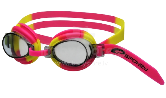 Spokey Jellyfish Art. 84107 Swimming goggles for kids Bērnu peldēšnas brilles (peldbrilles) Col. Yellow/pink