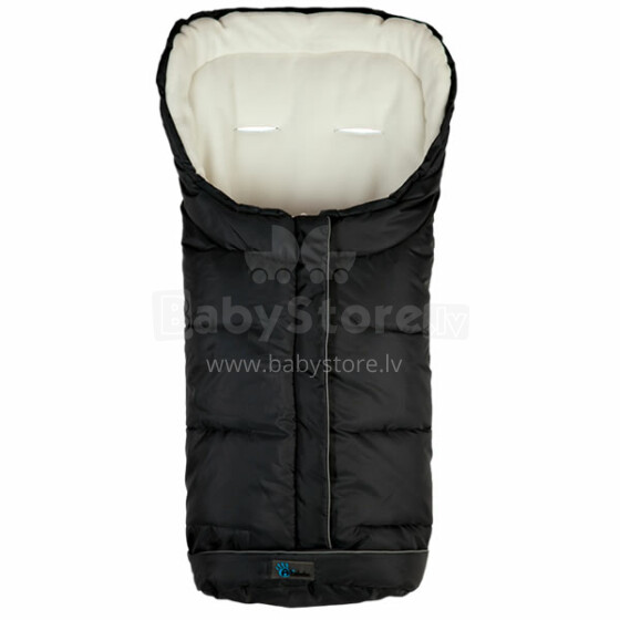 Alta Bebe Art.AL2203-14 juodas / baltas kūdikio miegmaišis žiemos šiltas miegmaišis kūdikiams
