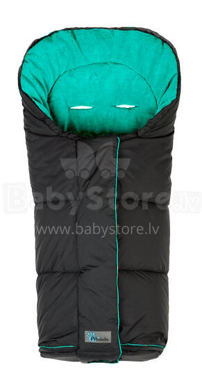 Alta Bebe Art.AL2277C-32 black/petrol Baby Sleeping Bag Bērnu Ziemas Siltais Guļammaiss
