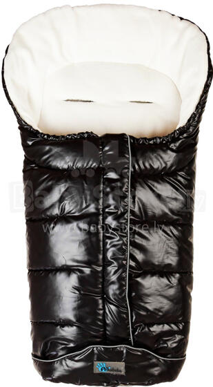 Alta Bebe Art.AL2224-14 black/white Baby Sleeping Bag Bērnu Ziemas Siltais Guļammaiss