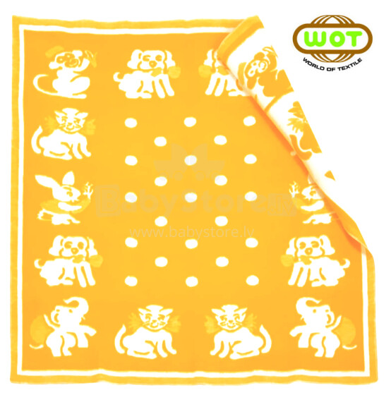WOT ADXS 001/1095 PETS  Высококачественное Детское Одеяло 100% хлопок 100x118