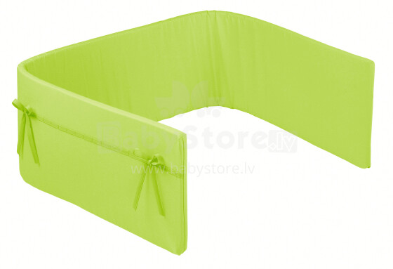 Nestchen Easy Fix  Uni green  Bed bumper