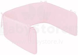 MyJulius Nestchen Comfort  Uni rosa  Бортик-охранка для детской кроватки 