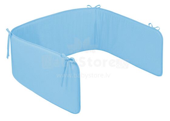 MyJulius Nestchen Comfort  Uni blue  Бортик-охранка для детской кроватки 