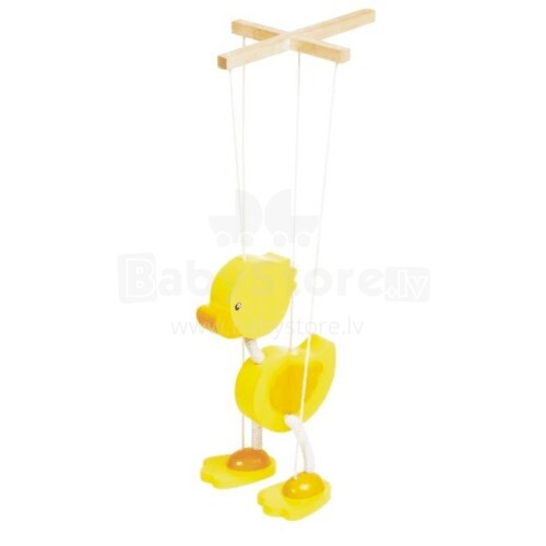 Goki VG51969 Marionette duck 'Trixie'