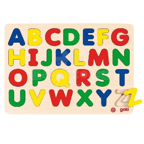 Goki VGGK601 Alphabet, puzzle