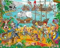 „Walltastic“ piratų ir lobių nuotykių klasikinės vaikų sienos