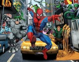 Walltastic Spectacular Spider-Man  Licensed  Bērnu sienas