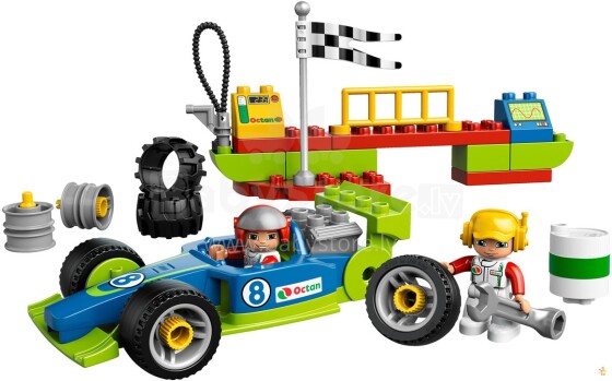  Lego Duplo Гоночная команда 6143