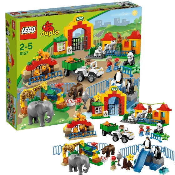 „Lego Duplo“ puikus zoologijos sodas 6157