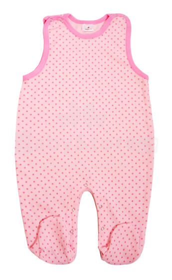 Kids Pink Dots 441007 Детские Хлопковые Ползунки