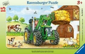 „Ravensburger Mini Puzzle“ 06044 15vnt. Traktorius