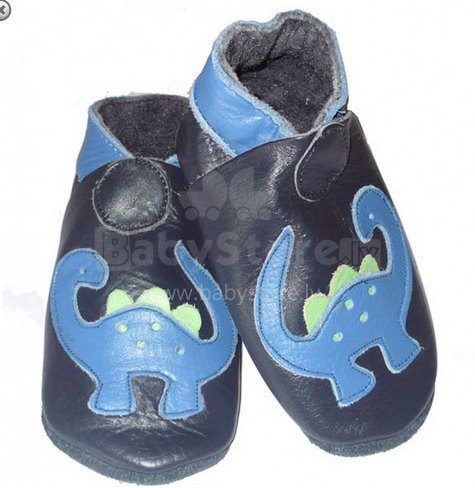 Pippi 2481 Leather slippers dejošanas čībiņas bērniem no dabīgas ādas