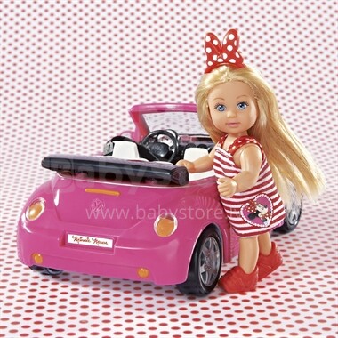 Simba 105747742 Minnie Mouse Evi & Steffi Love Кукла в автомобиле