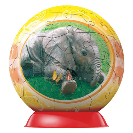 Ravensburger Puzzle 09706R 60 шт. Шарообразные пузли 'Зверюшки'