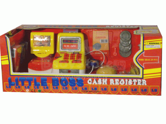 Little Boss 293372 Cash Registers with sound and light effects 