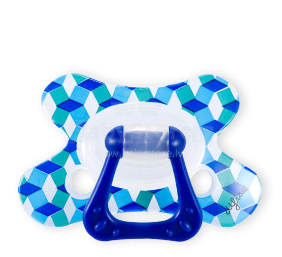 Difrax Art.800 Soother Dental+ring ортопедическая соска 6+ с колечком