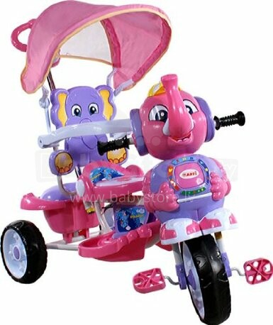 Arti Elephant A-12 Tрёхколесный велосипед, pink