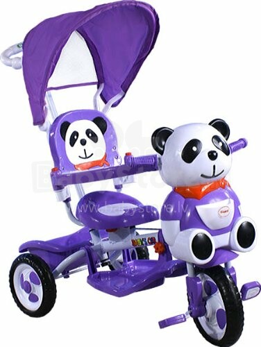 Elgrom A23 Panda-2 vaikų triratukas, violetinis