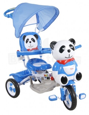 Arti JY-23 „Panda-2“ vaikiškas triratukas, mėlynas