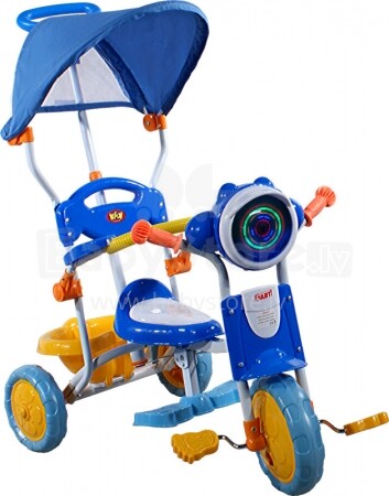 Motociklas Arti 260C Vaikiškas triratukas, mėlynas