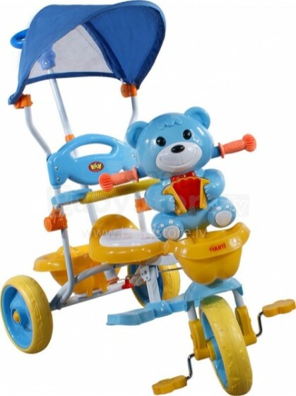 Arti Tedy Bear 290C vaikiškas triratukas, mėlynas