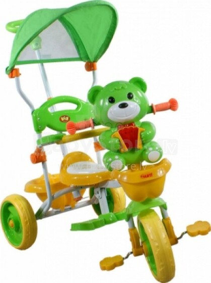Arti Tedy Bear 290C vaikiškas triratukas, žalias