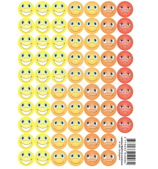 Smart Brain 003010 Stickers-rated Baby