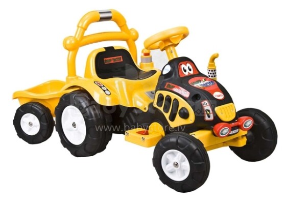 Arti Tractor + trailer O-KB-6038 yellow Трактор с aккумулятором
