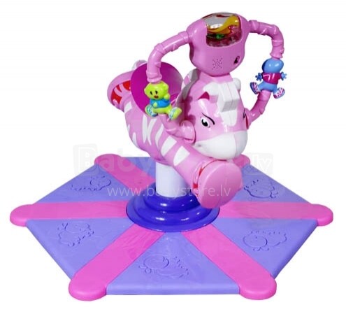 Arti Electric Rotating Animal 667-475 ML Horse pink Bērnu karuselis-šūpoles Zirgs